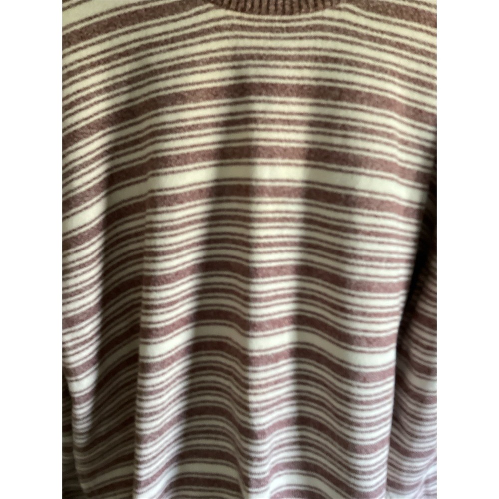 DULUTH TRADING CO MENS PINK AND WHITE SWEATER  2XL PREOWNED - Picture 4 of 7